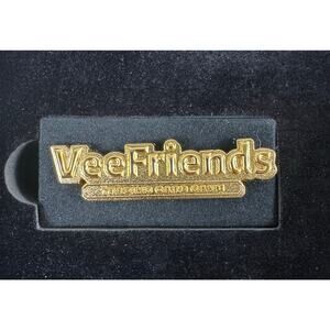 Veefriends 18k Gold Plated "TCG" Pin Gift Goat #17 Exclusive